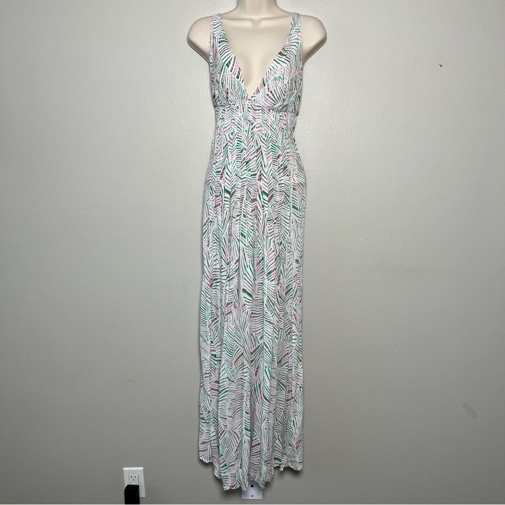 Victoria's Secret Pink and Green Maxi Dress